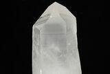 Large, Natural Quartz Point With Metal Stand - Brazil #206907-2